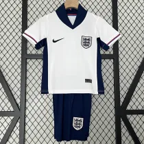 2024 England Home  Kids Soccer Jersey