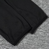 24/25 RMA Black Player version  Half Pull Tracksuit  (球员版、半拉链)