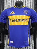 24/25  Boca Juniors Home Player Version Soccer Jersey