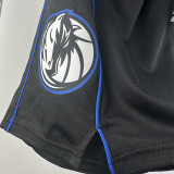 23/24 Mavericks Black City Edition Top Quality NBA Pants