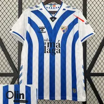 24/25 Málaga CF  Blue Strip Special Edition Fans Soccer Jersey