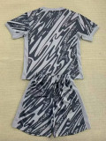 24/25  PSG Grey Goalkeeper Kids Soccer Jersey(儿童）