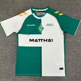 2025 Werder Bremen Special Edition White Green Fans Soccer Jersey