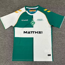 2025 Werder Bremen Special Edition White Green Fans Soccer Jersey