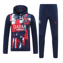24/25 PSG Sapphire Blue Inkjet Hooded  Tracksuit