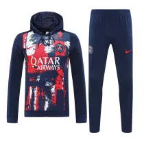 24/25 PSG Sapphire Blue Inkjet Hooded  Tracksuit