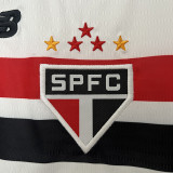 24/25 Sao Paulo Home Kids Soccer Jersey