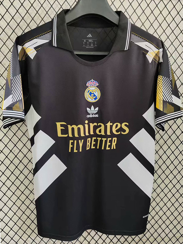 25/26 RMA Black Special Edition Fans Soccer Jersey