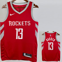 2018/19 ROCKETS HARDEN #13 Red Away Top Quality Hot Pressing NBA Jersey