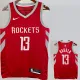 2018/19 ROCKETS HARDEN #13 Red Away Top Quality Hot Pressing NBA Jersey