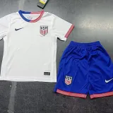 24/25 USA Home Kids Soccer Jersey
