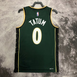 22/23 Celtics TATUM #0 Green City Edition Top Quality Hot Pressing NBA Jersey