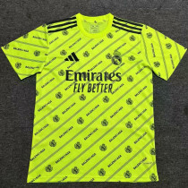 25/26 RMA Team Logo Yellow Fans Soccer Jersey