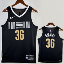 23/24 Grizzlies SMART #23 Black City Edition Top Quality Hot Pressing NBA Jersey