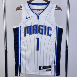 22/23 Magic McGRADY #1 White Top Quality Hot Pressing NBA Jersey