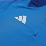 24/25 AD  Blue Color Half Zipper Sportswear # 801蓝彩(半拉链)