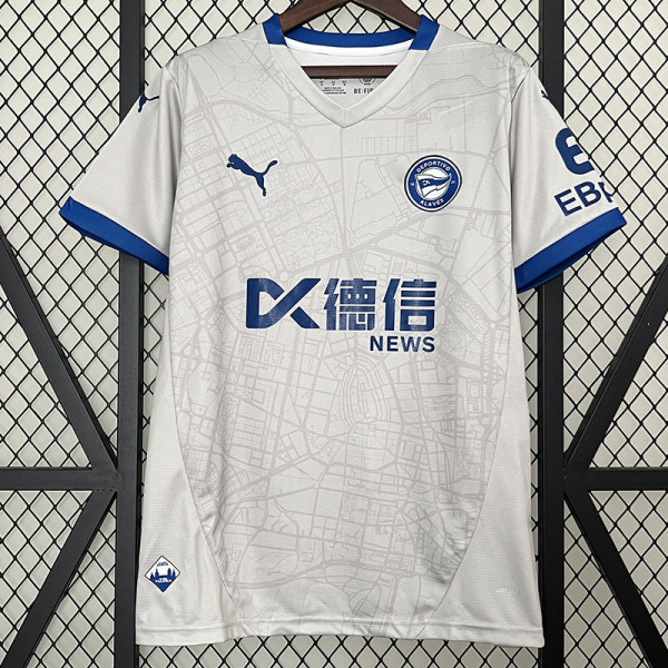 24/25 Deportivo Alavés Away Fans Soccer Jersey