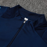 25/26 Flamengo Royal Blue Half Pull Tracksuit  (半拉链)