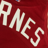 22/23 Raptors BARNES #4 Red Top Quality Hot Pressing NBA Jersey