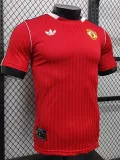 25/26  Man Utd leisure Red Retro  Player Version T-shirt
