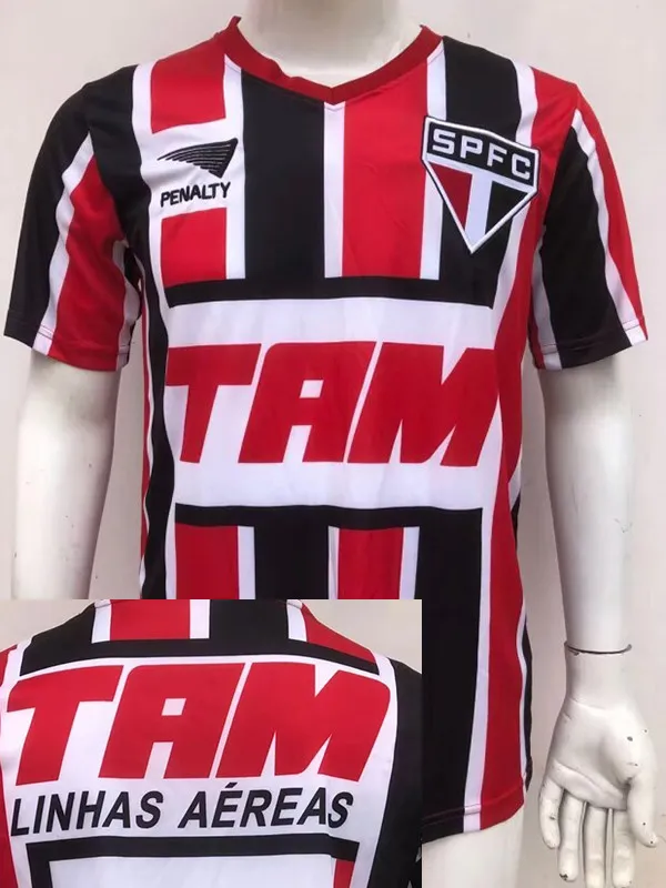 1993/1994 Sao Paulo Away Retro Soccer Jersey