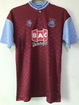 1989/1990 West Ham Home Retro Soccer Jersey