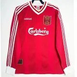 1995/1996 LIV Home Long Sleeve Retro Soccer Jersey