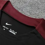 24/25 PSG Black Tank top and shorts suitblack