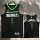 22/23 TIMBERWOLVES EDWAROS #1 Black Top Quality Hot Pressing NBA Jersey (Trapeze Edition)