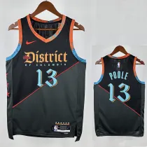 23/24 Wizards POOLE #13 (City Edition) Top Quality Hot Pressing NBA Jersey城市版