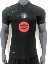24/25 BAR  Away  Player Version Soccer Jersey(大胸花）
