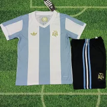 24/25  Argentina 50th Anniversary Edition Kids Soccer Jersey