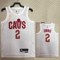 22/23 Cleveland Cavaliers IRVING #2 White Top Quality Hot Pressing NBA Jersey