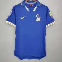 1996/1997 Italy Home Blue Retro Soccer Jersey