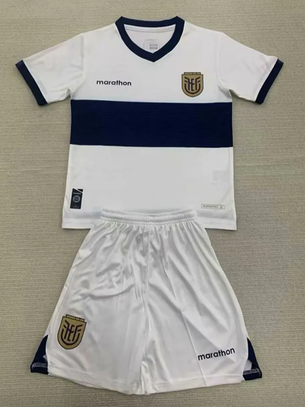 24/25 Ecuador White Kids Soccer Jersey