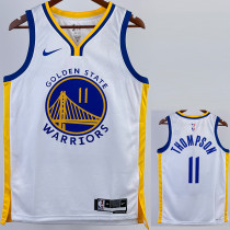 22/23 WARRIORS THOMPSON #11 White Top Quality Hot Pressing NBA Jersey (V领)