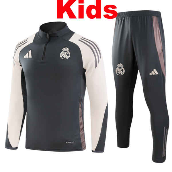 24/25 RMA Dark Grey Kids Half Pull Tracksuit  (童装、半拉链)