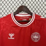 2024 Denmark Home Fans Soccer Jersey