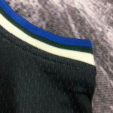 22/23 BUCKS ANTETOKOUNMPO #34 Black Top Quality Hot Pressing NBA Jersey (Trapeze Edition)
