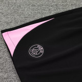 24/25 PSG Grey Pink ShoulderTank top and shorts suit(粉肩)