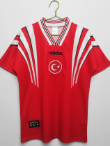 1996 Turkey Home Retro Soccer Jersey