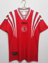 1996 Turkey Home Retro Soccer Jersey