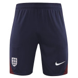 24/25 England Blue Purple  Checkered  Training Short Suit（方格蓝紫）