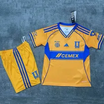 25/26 Tigres UANL Home Kids Soccer Jersey