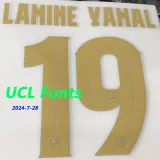 24/25 BAR Home Kids Soccer Jersey(大胸花）