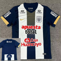 25/26 Alianza Lima Home Fans Soccer Jersey ( Print all sponsors）利马联盟