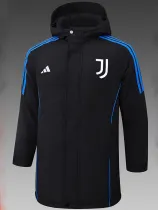 24/25 JUV Black Hooded Cotton Coat 黑连帽棉衣