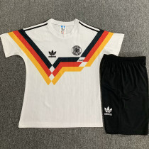 1990 Germany Home Kids Retro Soccer Jersey