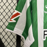 24/25 Real Betis Home Fans Soccer Jersey(胸前GREE广告)