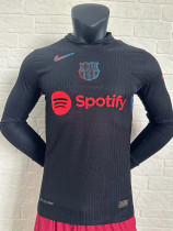 24/25 BAR  Away  Long Sleeve Player Version Soccer Jersey(长袖)